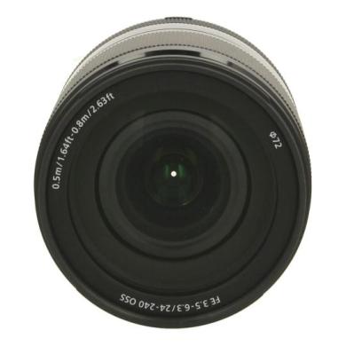 Sony 24-240mm 1:3.5-6.3 FE OSS noir - bon état Reconditionné - Sony reconditionné disponible sur As Good As New